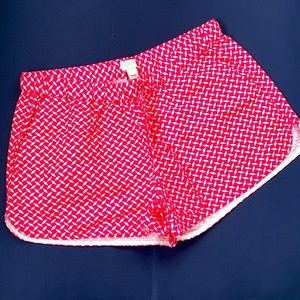 J.Crew Dark Pink Seaside Short in Linen Blend S